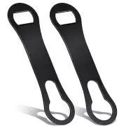 2 Pcs Bottle Opener and Pour Spout Remover Flat Bar Key for Bartenders Kitchen