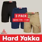 3 Pack - Hard Yakka Legends Relaxed Fit Cotton Work Cargo Short, Y05066