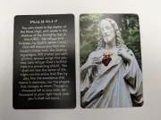 PSALM 91:1-7 You who dwell Lot of 25 Laminated Catholic Christian prayer cards