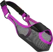 Dog Muzzle - Breathable Mesh Dog Muzzle Basket | Adjustable Dog Cage Mouth Cover Muzzle Allows Panting and Drinking
