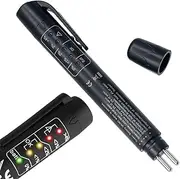 Automotive Brake Fluid Tester Pen,Car Diagnostic Testing Tool with Led Indicator Display | Fluid Liquid Oil Moisture Analyzer, Brake Fluid Test Strips, Trailer Brake Tester, Quick Detection for Car