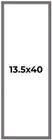 13.5x40 Frame Pewter Picture Frame Photo Frame UV Acrylic Wood Panoramic Frame