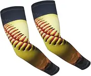 [FHEDVBN] Softball Arm Sleeves Compression Arm Covers for Men Women Outdoor Sun Sleeves Cooling Sports Sleeve, Black