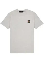 Belstaff Logo Cotton T-shirt - Grey - Xxl XXL