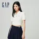 Gap 女裝 Logo短袖POLO衫-米白色(890005)