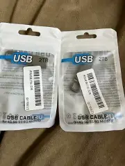 2 Packs 2 TB USB Stick Drive With Keyring