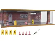1/24 Scale Model Car Display Case with Light 1 24 Diecast Cars Storage Cases in