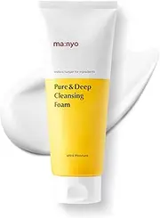ma:nyo Pure & Deep Cleansing Foam 200ml | Removes Impurities & Excess Sebum | Suitable for All Skin Types | Korean Skincare