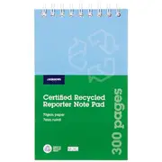 J.Burrows Reporter Top Spiral Bound Notebook 300Pg