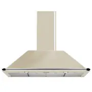 Smeg Victoria 110cm Chimney Rangehood - Panna