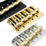Wilkinson WBBC-5 5-String Bass Bridge, Vintage Brass Saddles, Precision Jazz