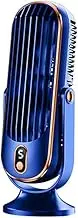 720° Flippable Bladeless Tower Fan, Oscillating Silent Fan with 5 Modes, Energy Efficient for Bedroom Office Blue
