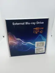 BUNUD External Blu Ray CD DVD Drive, USB 3.0 Type C Blu ray Burner BD Player...
