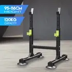 PORIYA Adjustable Squat Rack Weight Bench Press Barbell Bar Stand Weight Lifting