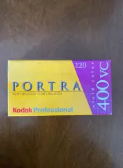 5x Kodak Professional Portra 400VC 120 Film Sealed In Box Expired 11/2007