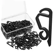Christmas Light Clip Outdoor Gutter Hook Weatherproof Outdoor Light 120 Black