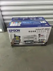 Epson EcoTank ET-4850 Color Inkjet All-In-One Printer New ️✨