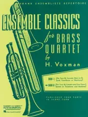 Ensemble Classics for Brass Quartet Book 2 Trumpet Trombone Score Rubank