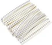 20 Value 0603 SMD Surface Mount Resistor Assortment Kit 5% - Pack of 600