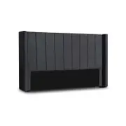Hotshoppa Mayfair Charcoal Velvet Headboard Bed Head Super King