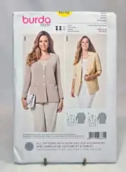 Pattern Misses Jacket With Variations Size 18-32 Burda 6782