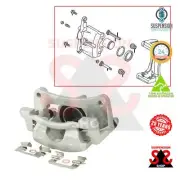 Front Axle Right Brake Caliper Suit MAZDA CX-5 2.0 AWD CX-5 (KE, GH) (for: Mazda)