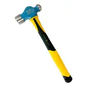 Mumme 6NHBP5GFH0.450 - Ball Pein Hammer - 450g Normalised - Yellow/Black Rubber Fiberglass Handle
