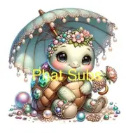 Sublimation Print Jeweled Turtle Ready To Press Heat Transfer