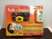 New Talk & Train MINI 2 Way Wireless Pet Communicate Call GPS Collar Dog Puppy