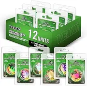 Vexan Glow Walleye Spinner Rig – Worm Harness with Live Bait Rig for Walleye Fishing, Crawler Harness and Fishing Lures (12-Count, Variety Pack)