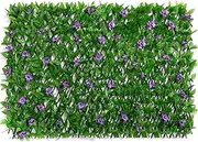 Artificial Ivy Expandable Fence Privacy Screen, Garden Screening Privacy Hedge, Retractable Hedge, Faux Trellis for Balcony, Patio, Outdoor & Home Decorations, 200x40cm- Expanded