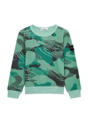 Stone Island Kids Camouflage-print Cotton Sweatshirt (6-8 Years) - Green - 06YR (6 Years) 06YR (6 years)