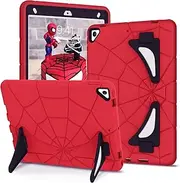 BENTOBEN Case for iPad 9th Generation, iPad 8th Gen Case, iPad 7th Gen Case, iPad 10.2 Inch 2021/2020/2019 Case for Kids, 2 in 1 Heavy Duty Rugged Shockproof iPad 9/8/7th Cases with Stand, Red/Black