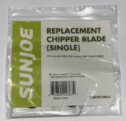 Sun Joe Wood Chipper Blade Single for use with Sun Joe CJ601E and CJ602E NEW