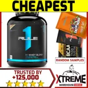 RULE 1 R1 PROTEIN WHEY 100% BLEND 5LB // ON WPI WPC LEAN BCAAS 5LBS @