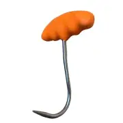 Butchers Industrial Stainless Steel Moulded Grip Boning Hook Meat Hook 15cm