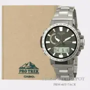 Authentic Casio Pro Trek Mens Atomic Solar Power Triple Sensor Watch PRW60T-7A