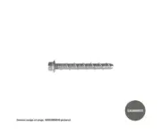 ScrewBolt 8mm x 100mm Galvanised Hex Head - Box of 100