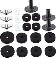 SWOOMEY 1 Set Drum Felt Pads Antiskid Accessory Kit for Cymbals Durable Protection Sound Quality Improvement for Drummers Cymbal Enthusiasts