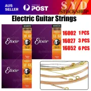 6PCS Elixir Acoustic Guitar Strings 16052 (12-53), 16027 (11-52), 16002 (10-47)