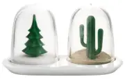 Salt & Pepper Shaker Set Winter & Summer by QUALY