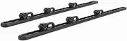 2 Pack L Track Tie Down System, Heavy Duty L Track Rail with 8pcs Double Stud Fittings, Trailer Tie Down System for Trailers, Truck Beds, Vans, Pickup, Easily Secure Motorcycles