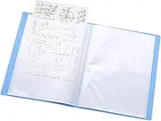 A5 Display Book Presentation Folders with 60 Clear Pockets 8.86x6.5 inch Plastic Project Folder Display Folder for Artwork, Document, Photo, Folder with Plastic Sleeves