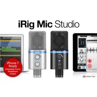 免運公司貨 IK Multimedia iRig Mic Studio 專業級 大震膜☆唐尼樂器︵☆ (10折)