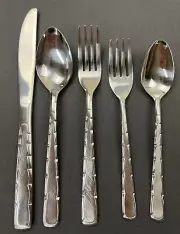 Florentine Regency Stainless Flatware 6 Knives Dinner Salad Fork Teaspoon 5 Soup