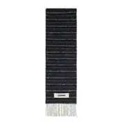 [Jacquemus] Jacquemus-Blue Alpaca L Echarpe Rayures Scarf-Uomo OS OS