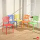 創意鏤空塑膠餐椅 工作椅 休閒椅 書桌椅 北歐風【LOGIS邏爵】【J002】