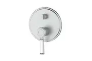 Ikon Clasico Wall Diverter Mixer Trim Kits-Brushed Nickle