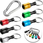 6 Pieces 1/4 Inch Hex Shank Keychain Bit Holders Extension Bar Screwdriver Bi...