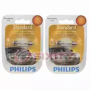 2 pc Philips Map Light Bulbs for Volkswagen Fox Golf Golf City Jetta Passat sn (for: Volkswagen)
